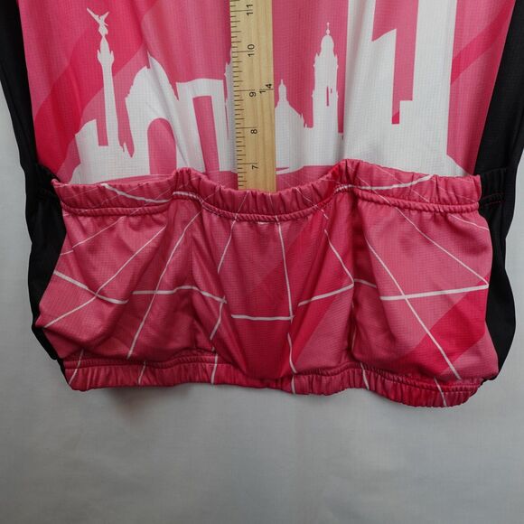 Cycling Jersey Shirt Women's Medium Gran Fondo Mexico GFMX Short Sleeve Pockets - Picture 6 of 13